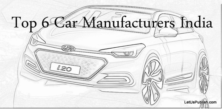 Top 6 Car manufacturers in India