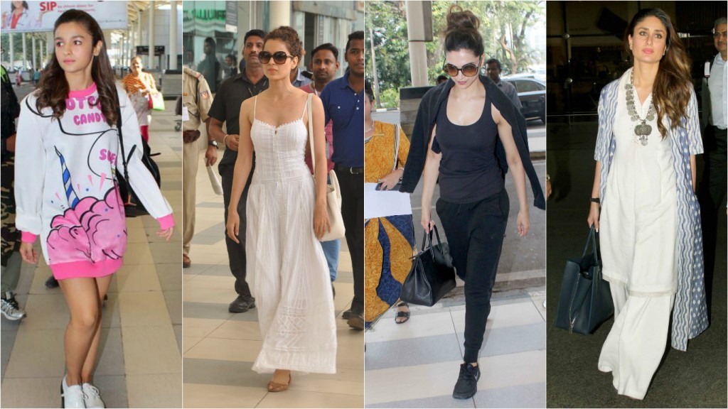 Bollywood Actresses Airport Styles – Travel Fashion Ideas