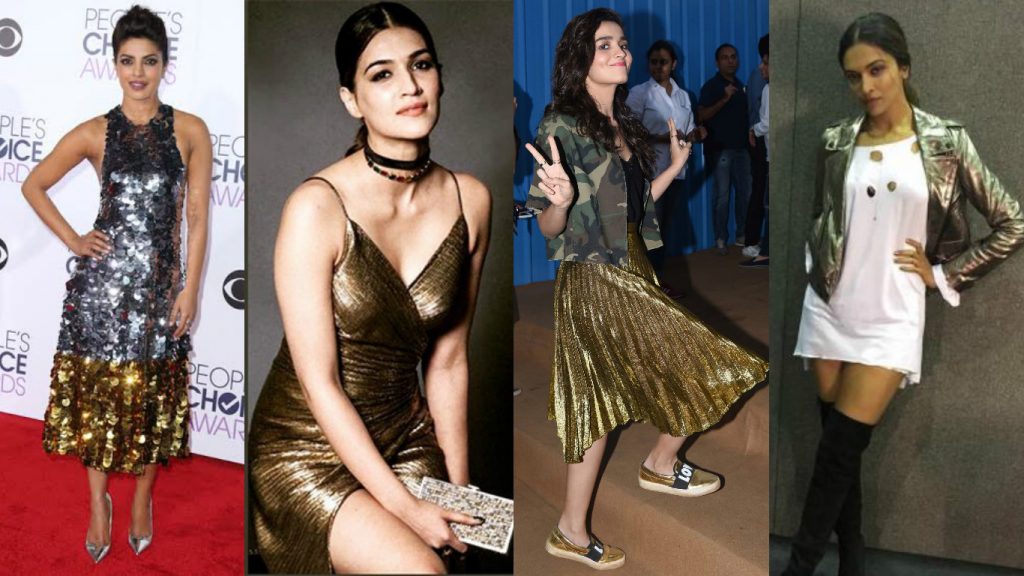 Celebrities Who Wore Metallic Outfits (New Year’s Eve Inspiration)