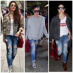 Bollywood Actresses in Ripped Jeans
