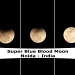 We captured #SuperBlueBloodMoon From #Noida ❤️‍, Check Pictures