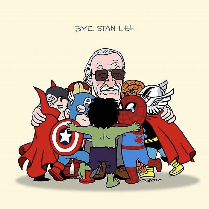 Marvel Legend Stan Lee Expires at 95 - Let Us Publish